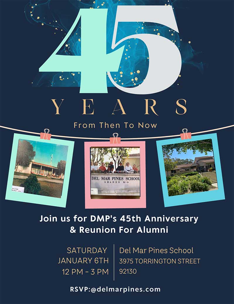 DMP 45-year anniversary and reunion poster