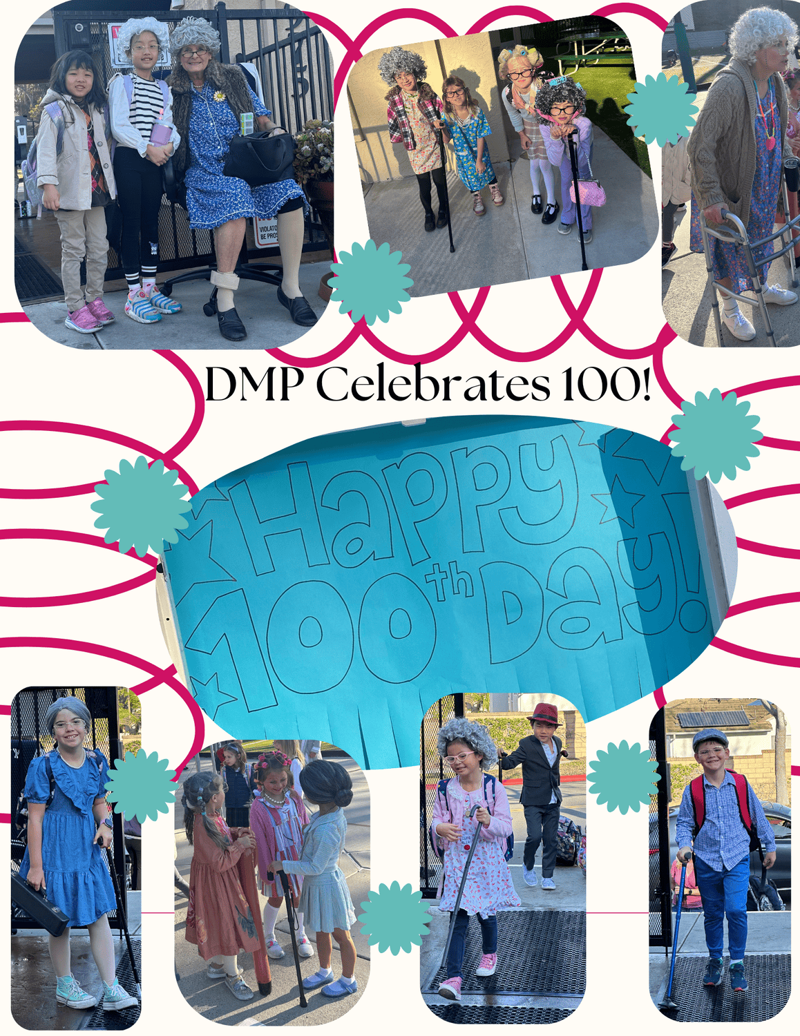 Del Mar Pines kids dressing up as 100-year olds