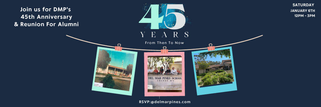 DMP 45th year anniversary and reunion RSVP