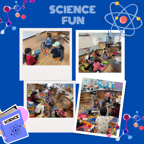Collage of 4th grade science class