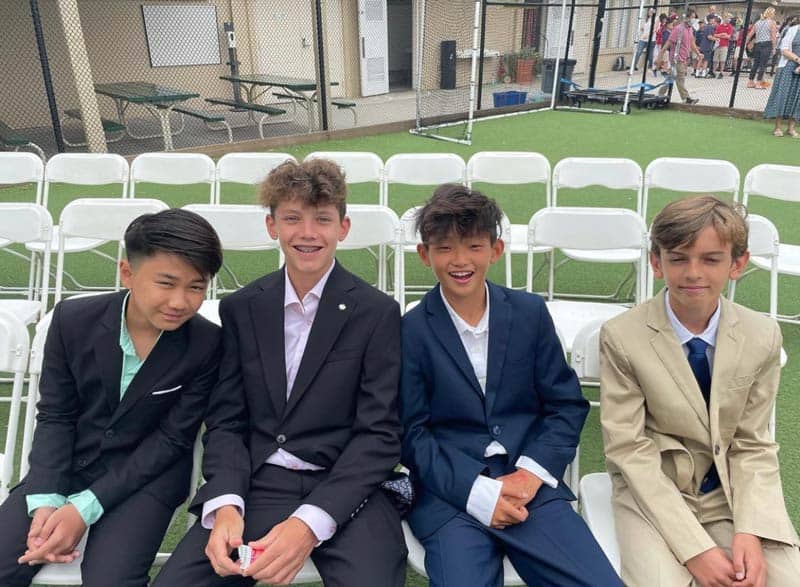6th grade graduation boys