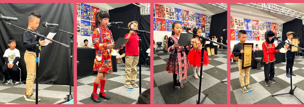 collage of DMP students during the ancestors program