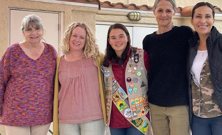 shannon deverell with del mar pines teachers