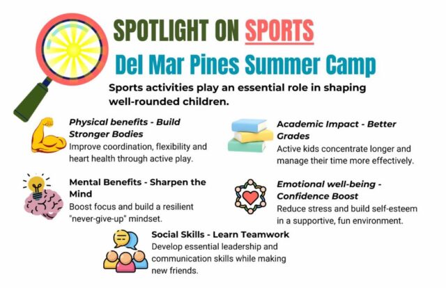 Check out all of our summer sport options! Click the link in our bio! #EnrollNow #DelMarPines